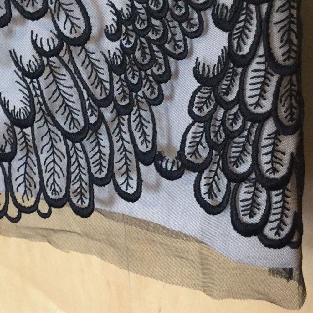 BASIX BLACK LABEL Floral Embroidered Sheer - Picture 12 of 14
